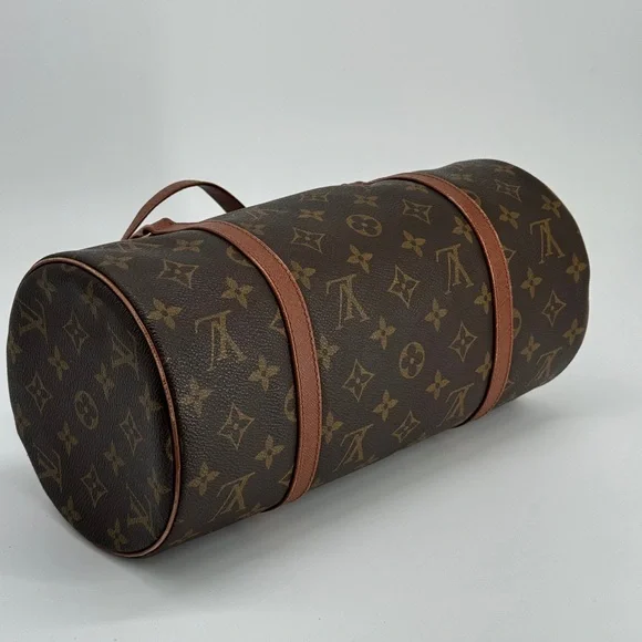 Louis Vuitton Papillon 30 Handbag in Brown Monogram Coated Canvas - Picture 8 of 11
